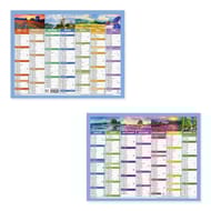 Exacompta calendrier perforé grille recto verso 7 mois janvier/décembre provence