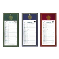 Exacompta calendrier mensuel perforé 35x16 cm 12 feuillets