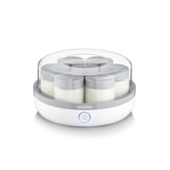 Severin yaourtière 7 pots blanc et gris JG3518