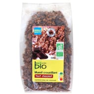 Nature bio muesli croustillant tout chocolat bio 500g