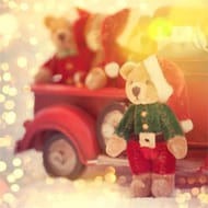 20 serviettes 33x33cm christmas bears