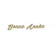 Guirlande bonne année or paillette 1m50