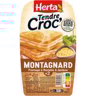 Herta Croque Monsieur montagnard sans nitrite x2 200g