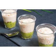 Verrines guacamole et surimi 4x45g