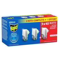 Raid diffuseur électrique liquide 45 nuits 2+1 gratuit