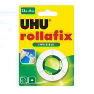 Uhu rollafix ruban adhésif invisible recharge 25mx19mm