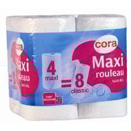 Cora essuie-tout compact 4 maxi rouleaux