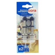 Cora 2 bouchons verseurs