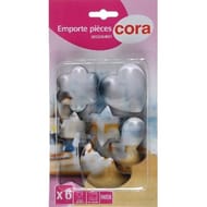 Cora emporte pièces x6 inox