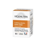 Holinutria bronzage anti-âge prépare à l'exposition et anti-oxydant 80 gélules