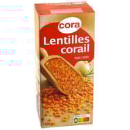 Cora lentilles corail 500g