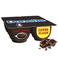 Danette crème dessert extra noir 4x125g offre plaisir