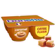 Danette crème dessert caramel 4x125g offre plaisir