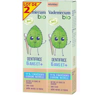 Vademecum bio dentifrice junior 6+ menthe 50 ml x2