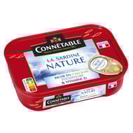 Connetable la sardine nature 1/5 95g
