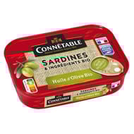 Connetable 1/5 sardines msc à l'huile d'olive vierge extra bio 135g