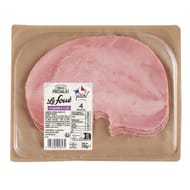 Jambon cuit supérieur à l'os découenné dégraissé 4 tranches 240g