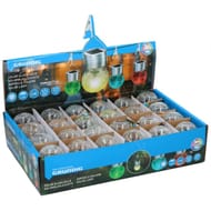 Suspension solaire  verre d6x10cm led blanc et couleurs changeantes