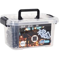 Guirlande solaire  400 led blanc froid