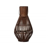 Lanterne bambou dia30x55cm brun