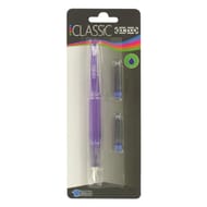 Stylo plume + 2 cartouches bleues