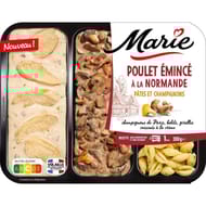 Marie poulet émincés à la normande, pâtes et champignons de Paris, bolets 300g