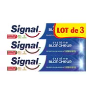 Signal dentifrice système blancheur 1 semaine lot de 3 x 75 ml