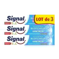 Signal dentifrice système blancheur éclat brillance 1 semaine 3 x 75ml