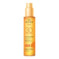 Nuxe sun huile bronzante haute protection spf30 visage et corps 150ml