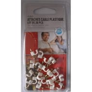 Prodelect 20 attaches cable 5mm blanc