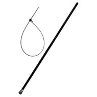 Zenitech 20 colliers réutilisables 7.4x400mm noirs