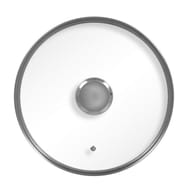 Durandal couvercle en verre cerclé inox légende 24 cm