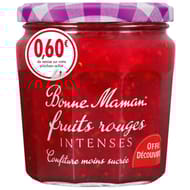 Bonne maman confiture fruits rouges intenses offre découverte 335g