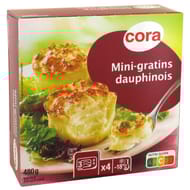 Cora 4 mini gratins dauphinois 480g
