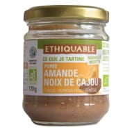 Purée amande noix de cajou bio 170g