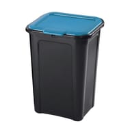 Poubelle de tri slectif 45 litres cv bleu