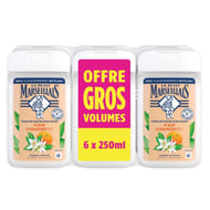 Le petit marseillais crème de douche extra douce fleur d'oranger bio 6x250ml