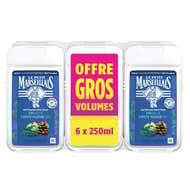 Le petit marseillais gel douche extra doux pin criste marine bio 6x250ml
