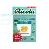 Ricola sève de pin des alpes sans sucres 50g