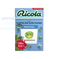 Ricola bonbons sans sucres menthol 50g