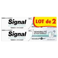 Signal professionnel dentifrice sensibilité complet 2x75ml