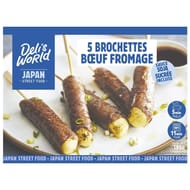 Delis World 5 brochettes boeuf fromage 195g