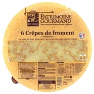 Patrimoine gourmand crêpes de froment x6 240g