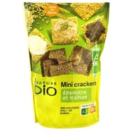 Nature bio mini crackers épeautre et quinoa 110g
