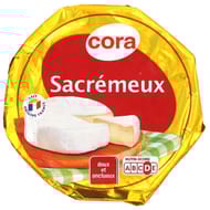 Cora sacrémeux doux et onctueux au lait pasteurisé 250g