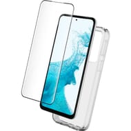Bigben connected pack samsung g s23 5g coque transparente+verre trempé PACKSILIVTGS23