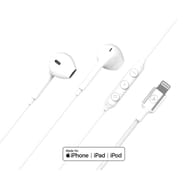 Force play écouteurs filaire lightning blanc force play FPYKPBOUTONMFIW