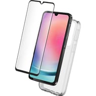 Bigben connected coque souple transparente+verre trempe pour samsung g a25