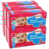 Cora sérum physiologique 40 unidoses x 6