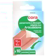Cora pansements à découper élastique adaptés aux articulations x10